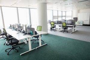 Tables and Chairs in Large Office after a Office Cleaning Service in Aventura, FL 