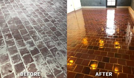 Damaged floors restored