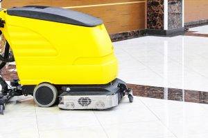 Example of Paramus, NJ Floor Cleaning Company Performing Floor Polishing Service