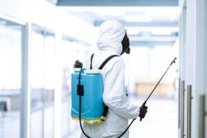COVID Cleaning in Miami Office Building