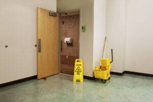 Janitorial Cleaning Supplies by Bathroom for an Office Cleaning Service in Fort Lauderdale, FL